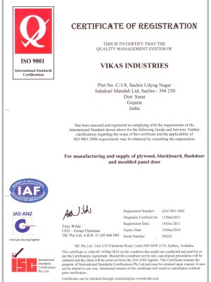 Certificate of Registration